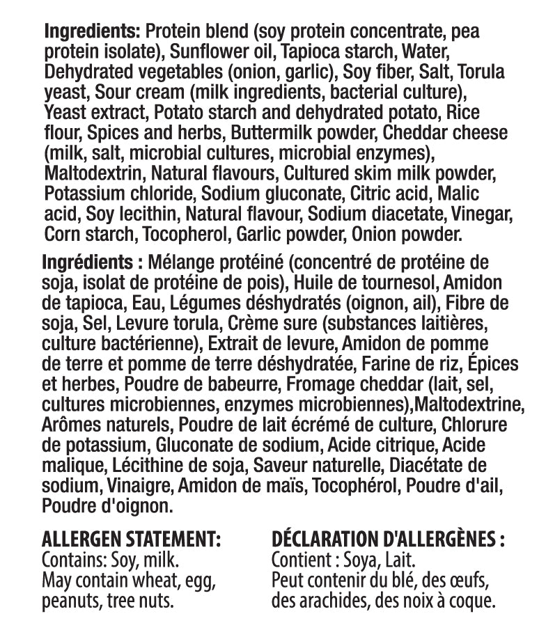 Sour Cream & Onion Protein Chips