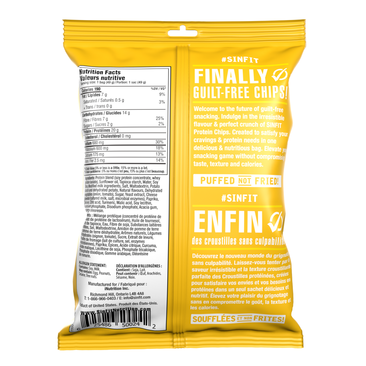 Nacho Cheese Protein Chips